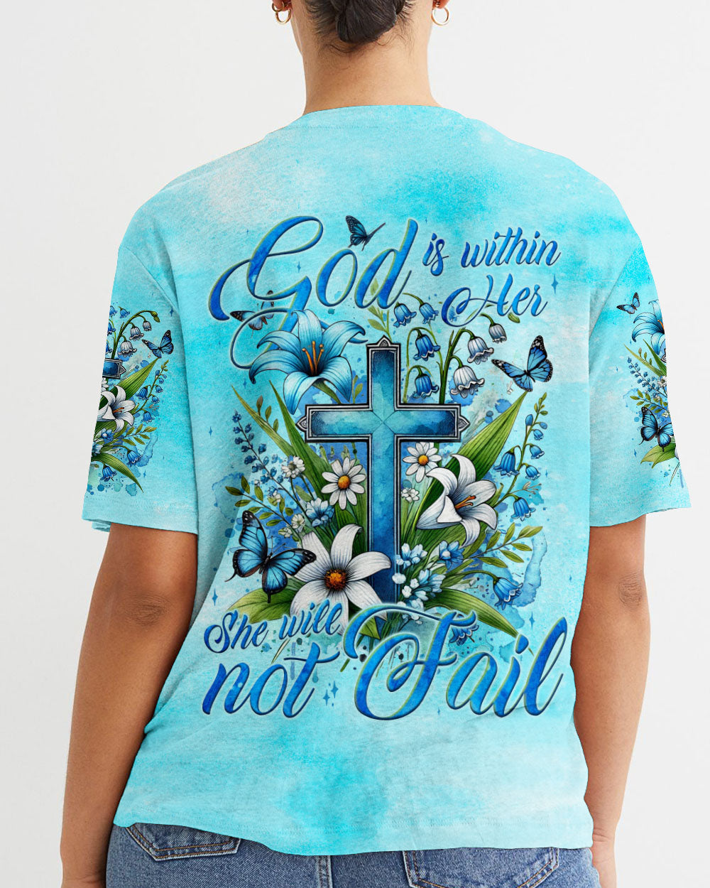 God Is Within Her Women's All Over Print Shirt - Tyqy2408241