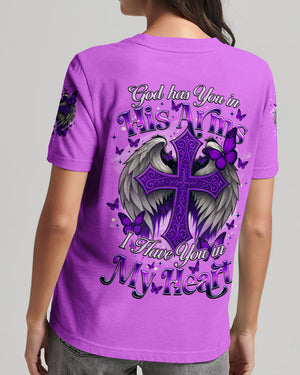 God Has You In His Arms Women's All Over Print Shirt - Tyqy2409251