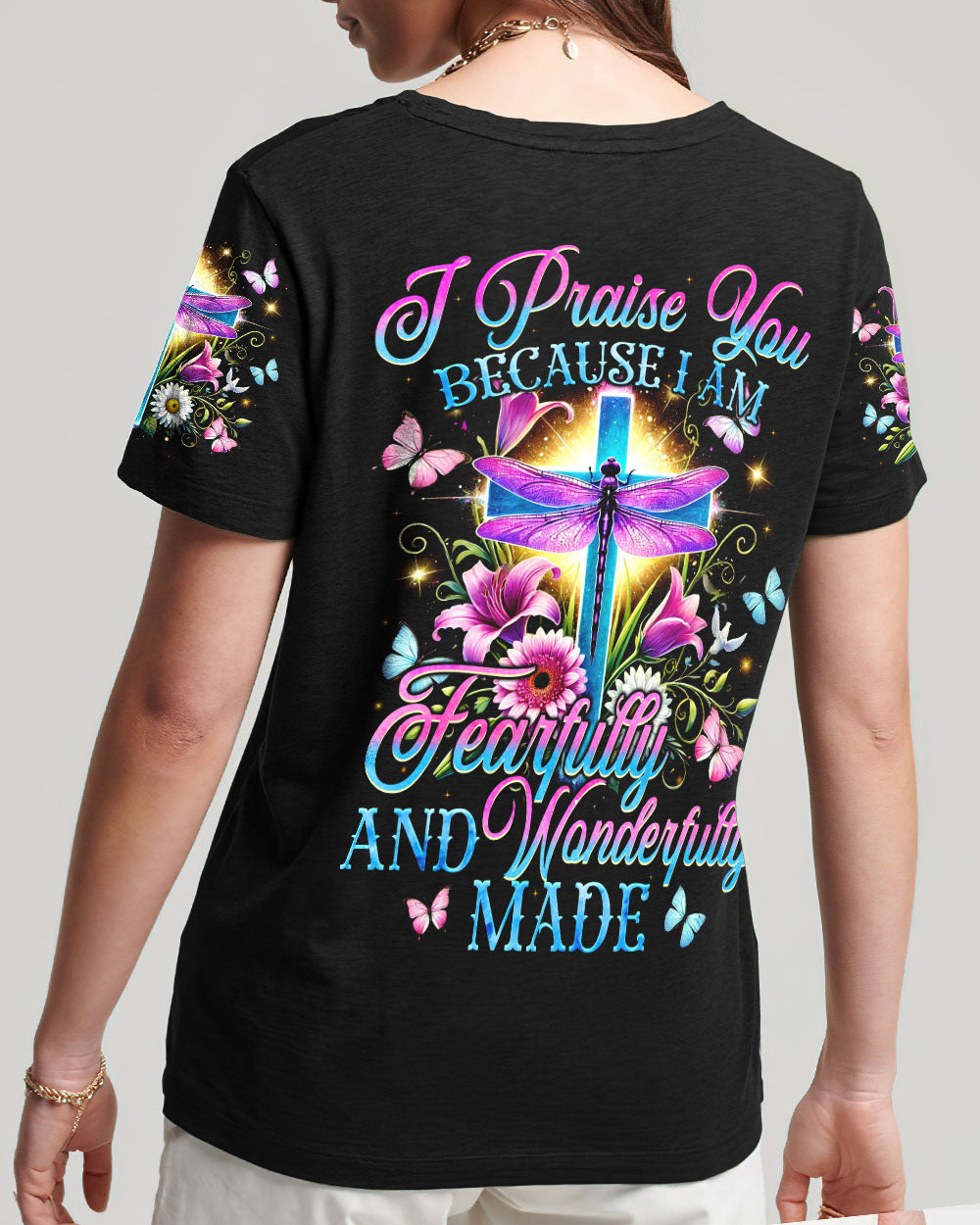 I Am Fearfully And Wonderfully Made Women's All Over Print Shirt - Tyqy2507241