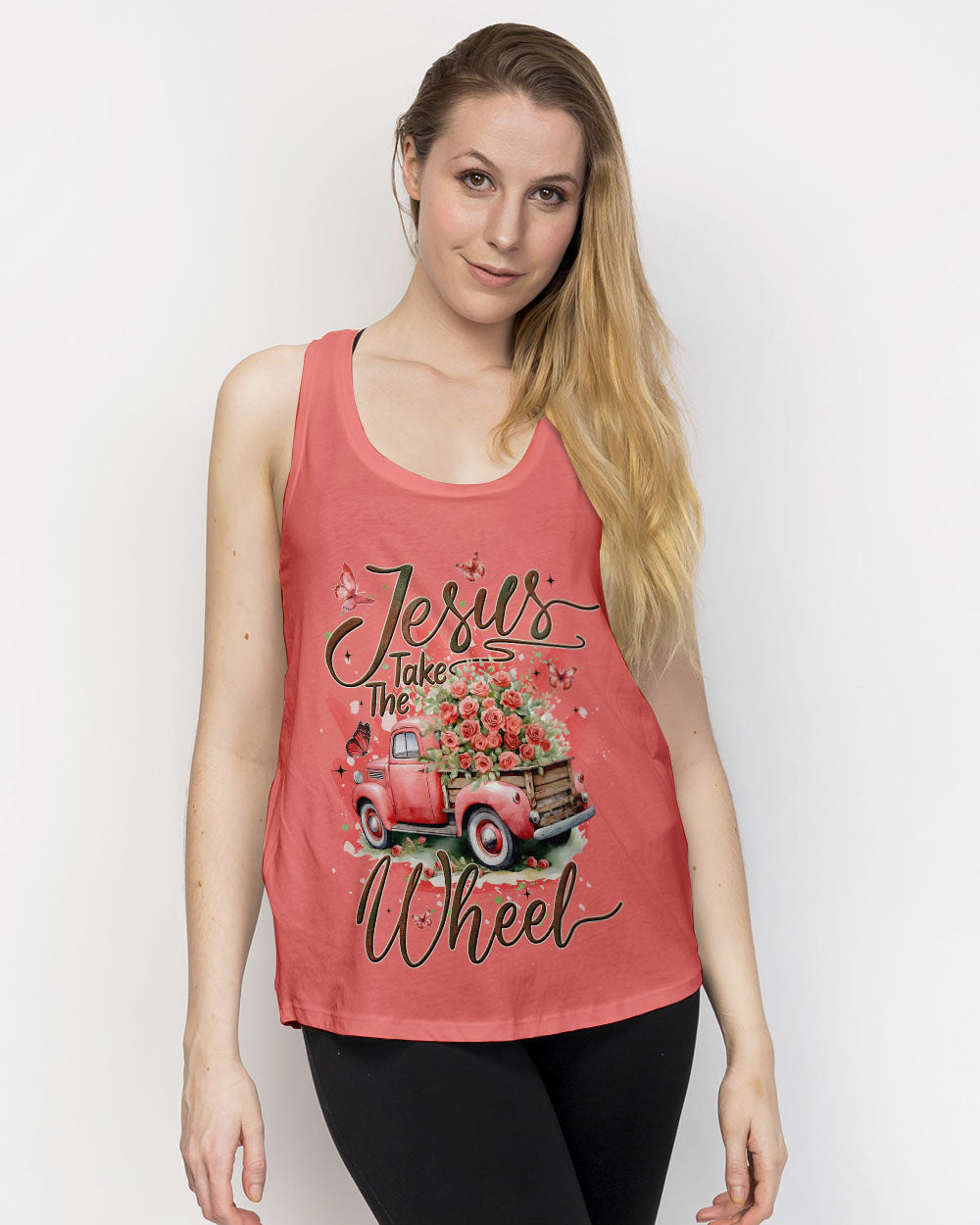 Jesus Take The Wheel Women's All Over Print Shirt - Tyqy2612252