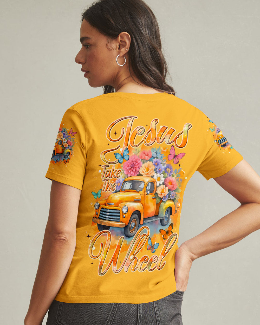 Jesus Take The Wheel Women's All Over Print Shirt - Tyqy2703261