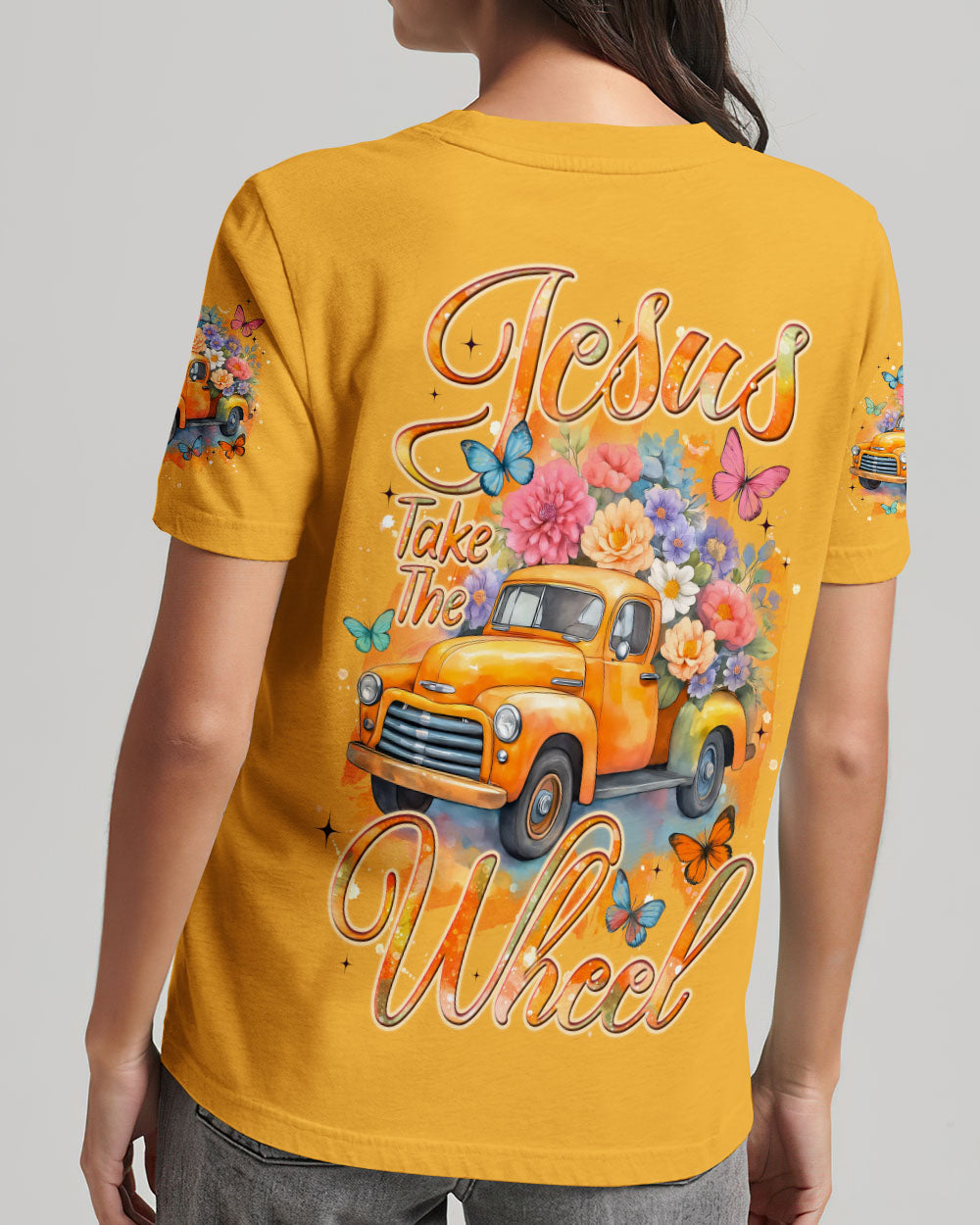 Jesus Take The Wheel Women's All Over Print Shirt - Tyqy2703261