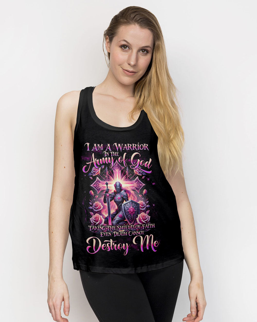 I Am A Warrior In The Army Of God Women's All Over Print Shirt - Tyqy2711241