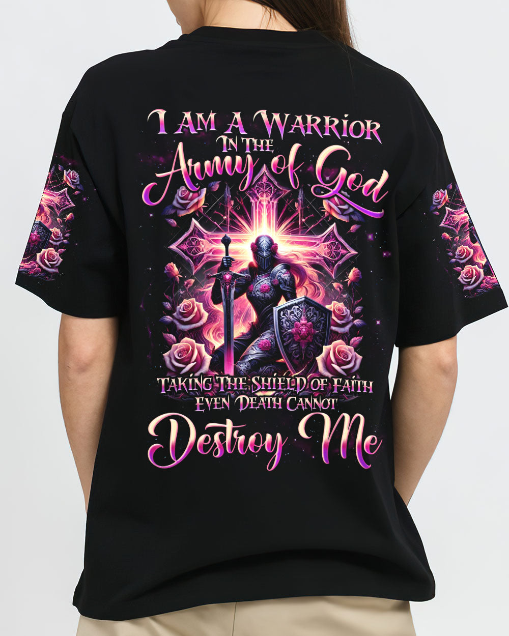 I Am A Warrior In The Army Of God Women's All Over Print Shirt - Tyqy2711241