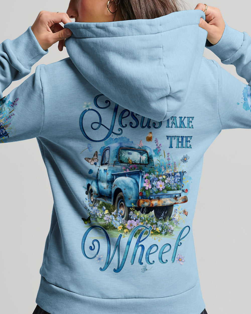 Jesus Take The Wheel Women's All Over Print Shirt - Tyqy2802243