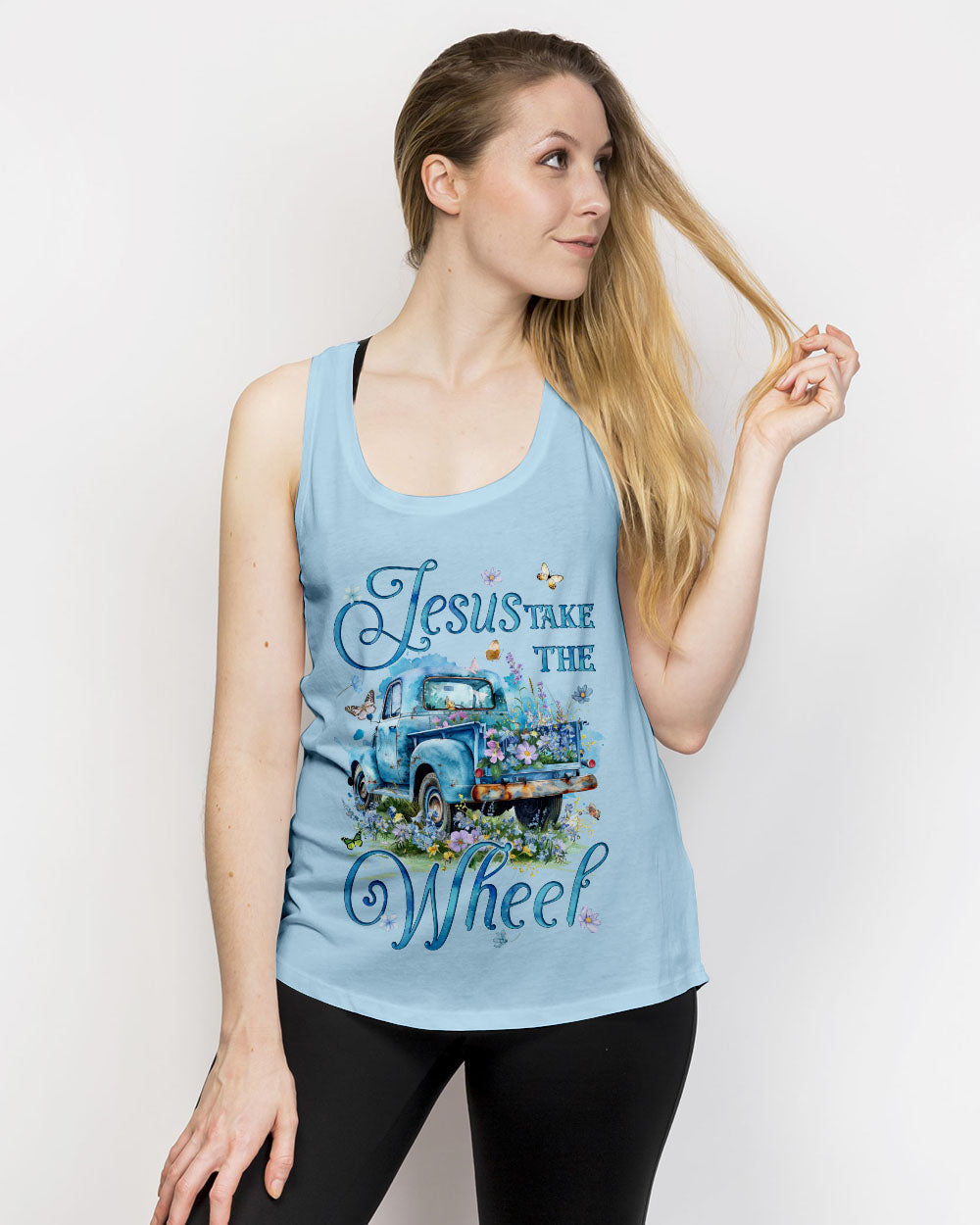 Jesus Take The Wheel Women's All Over Print Shirt - Tyqy2802243