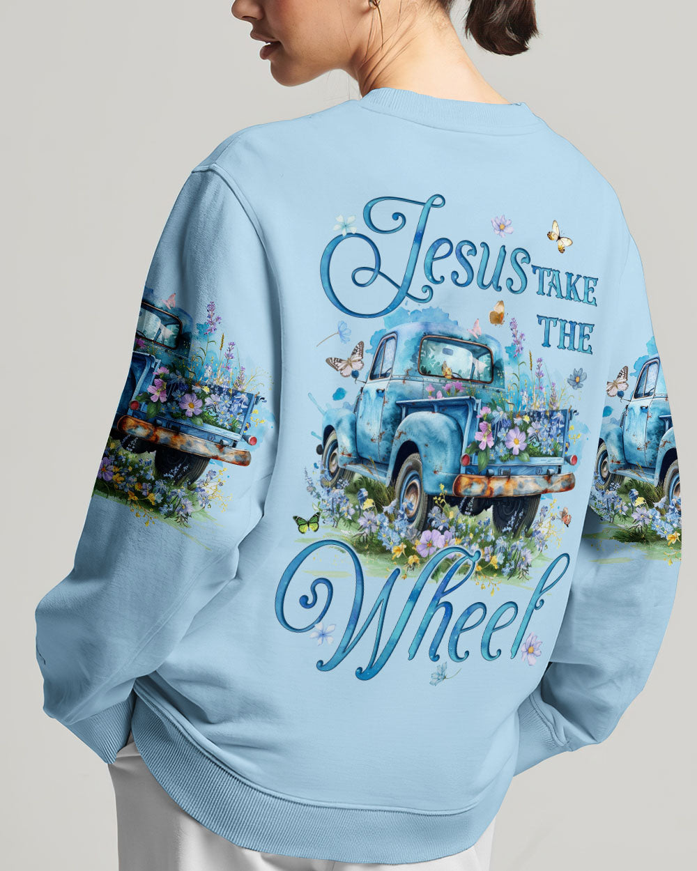 Jesus Take The Wheel Women's All Over Print Shirt - Tyqy2802243