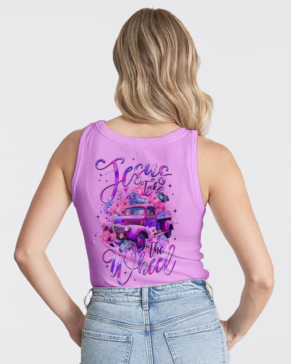 Jesus Take The Wheel Women's All Over Print Shirt - Tyqy2810252