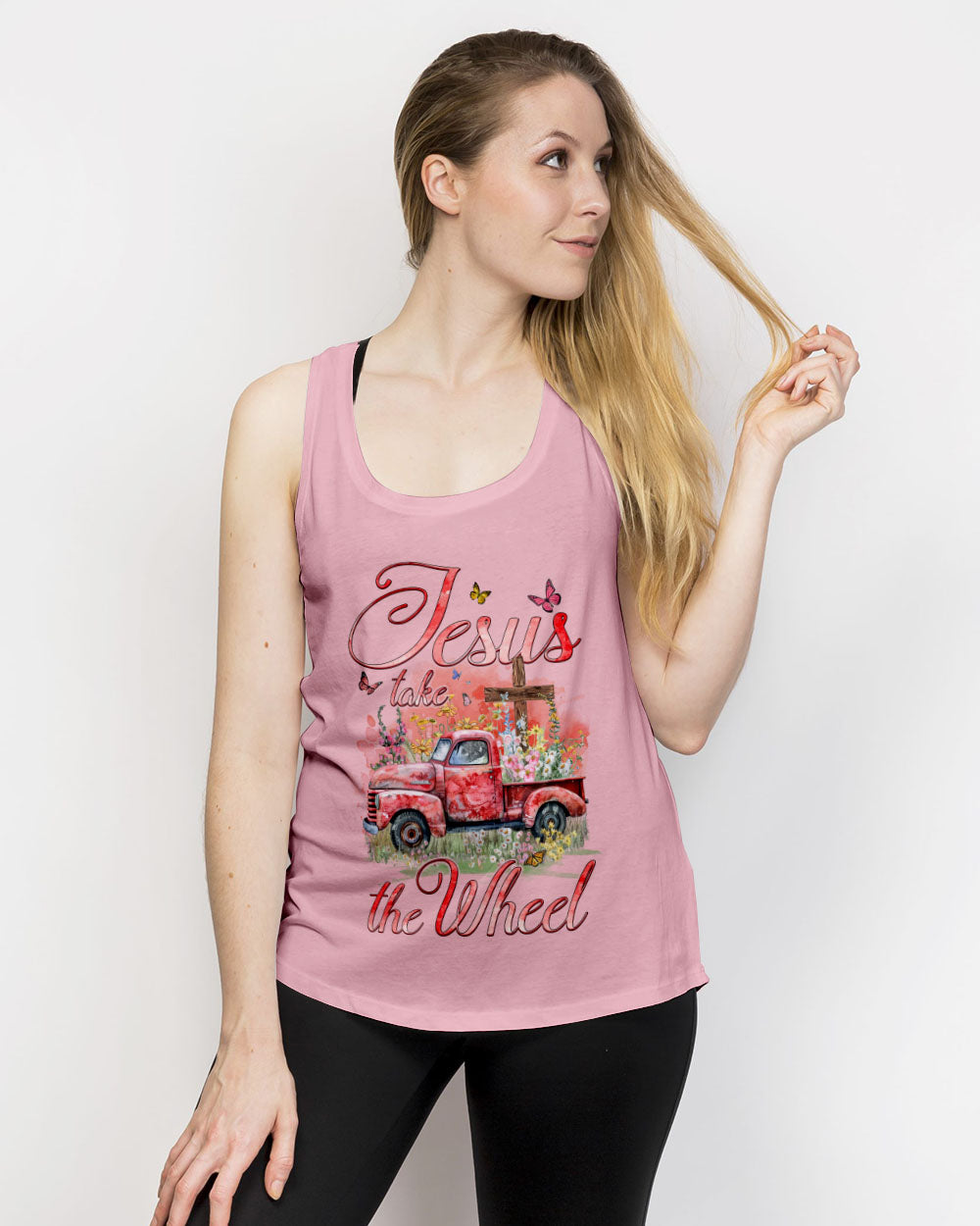 Jesus Take The Wheel Women's All Over Print Shirt - Tyqy2902243