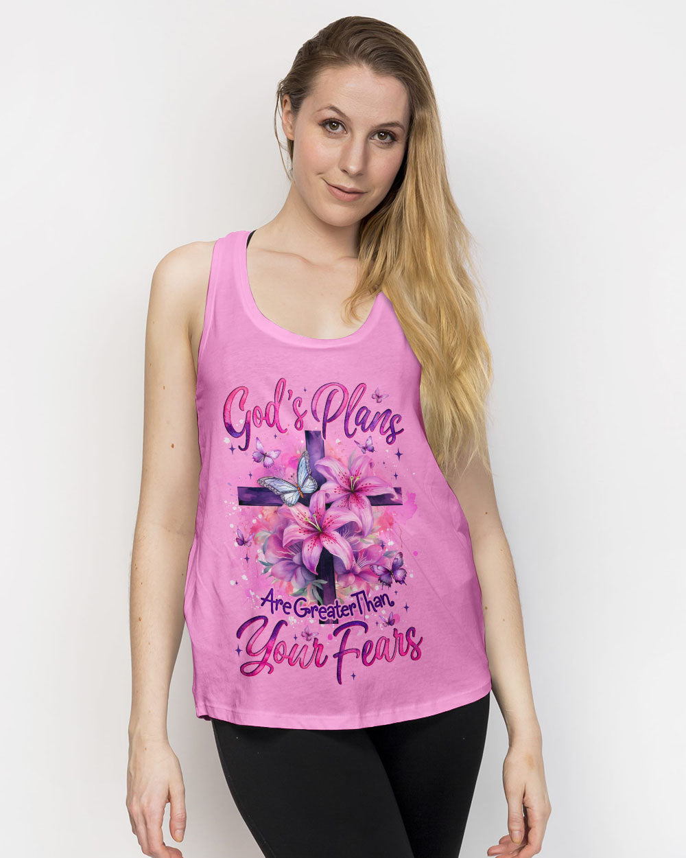 God's Plans Are Greater Than Your Fears Women's All Over Print Shirt - Tyqy2906262