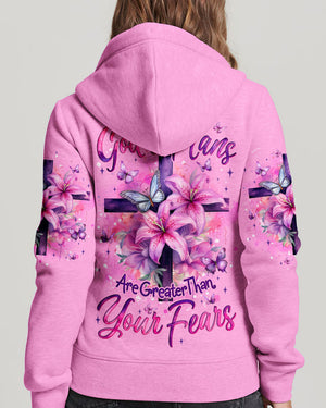 God's Plans Are Greater Than Your Fears Women's All Over Print Shirt - Tyqy2906262
