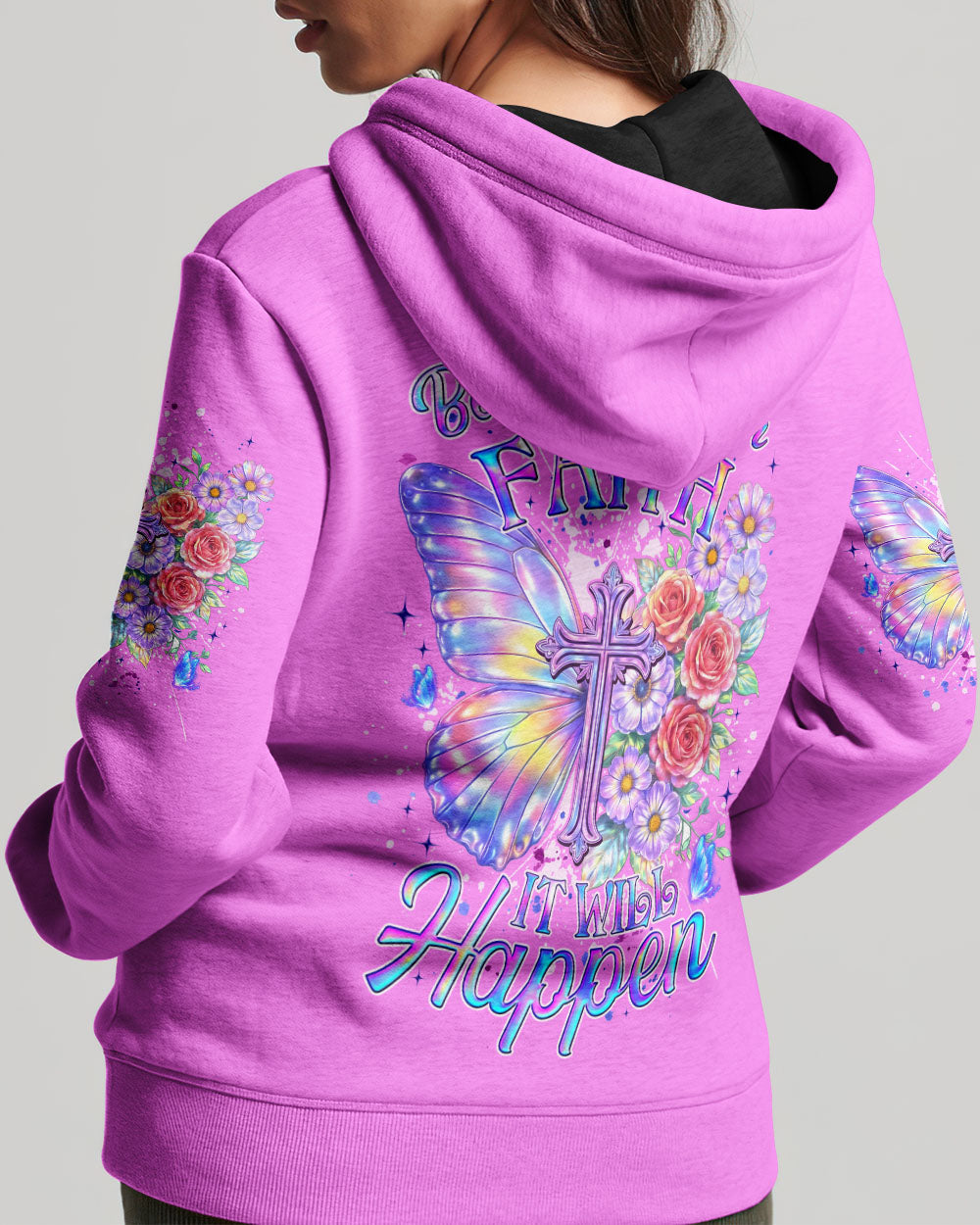 Because Of Your Faith It Will Happen Women's All Over Print Shirt - Tyqy3101261