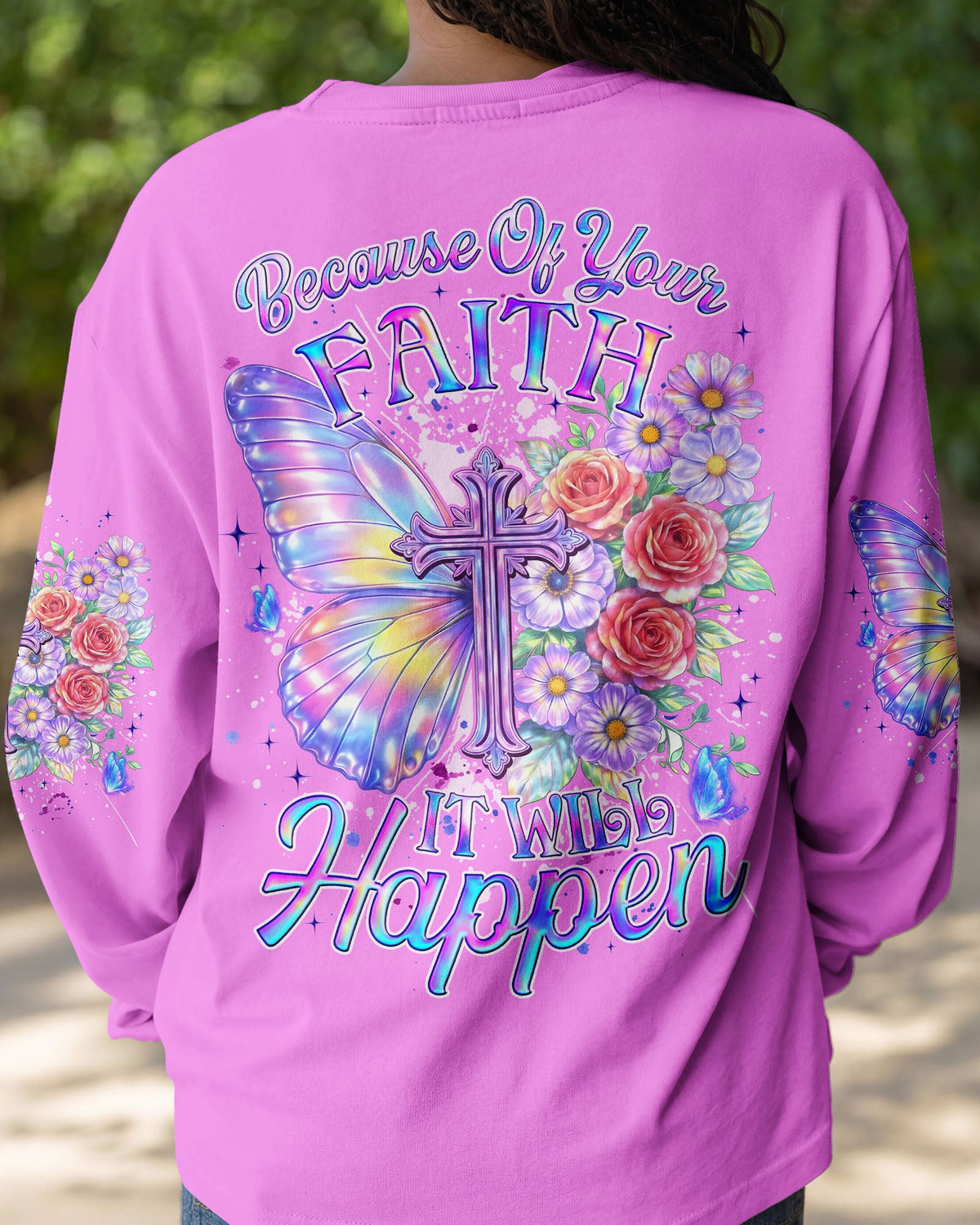 Because Of Your Faith It Will Happen Women's All Over Print Shirt - Tyqy3101261