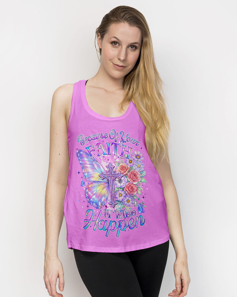 Because Of Your Faith It Will Happen Women's All Over Print Shirt - Tyqy3101261