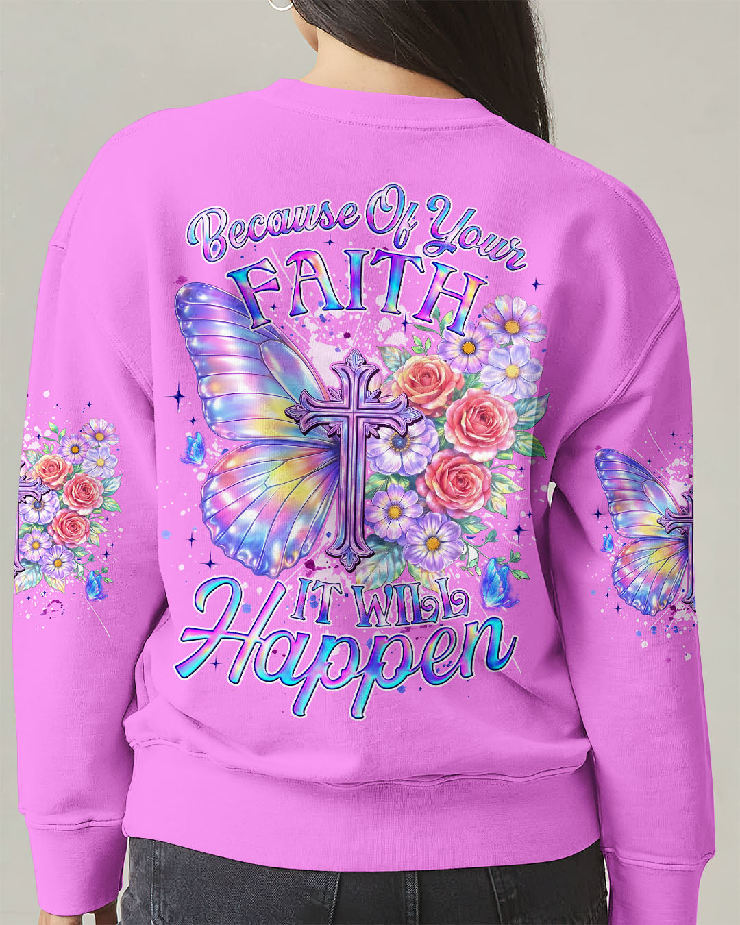 Because Of Your Faith It Will Happen Women's All Over Print Shirt - Tyqy3101261