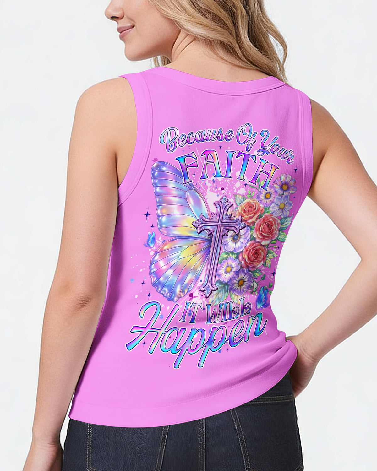 Because Of Your Faith It Will Happen Women's All Over Print Shirt - Tyqy3101261