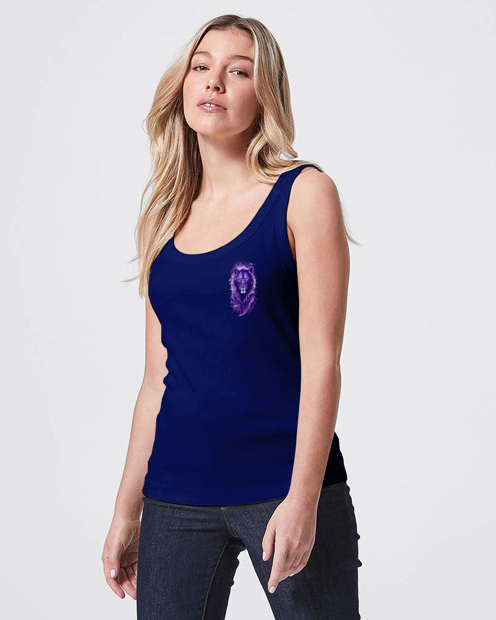 Blessed By God Loved By Jesus Lion Women's All Over Print Shirt - Tyqy3107252