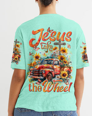 Jesus Take The Wheel Women's All Over Print Shirt - Tytd0108243