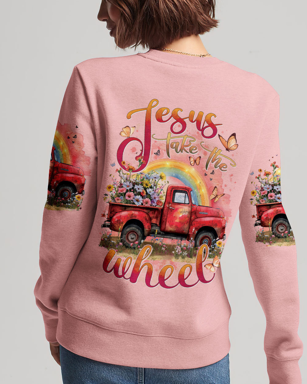 Jesus Take The Wheel Women's All Over Print Shirt - Tytd0203241