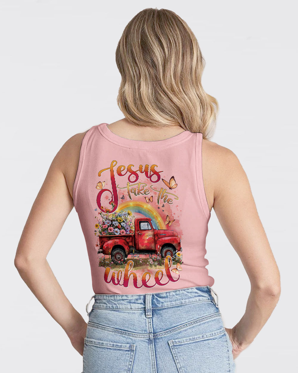 Jesus Take The Wheel Women's All Over Print Shirt - Tytd0203241