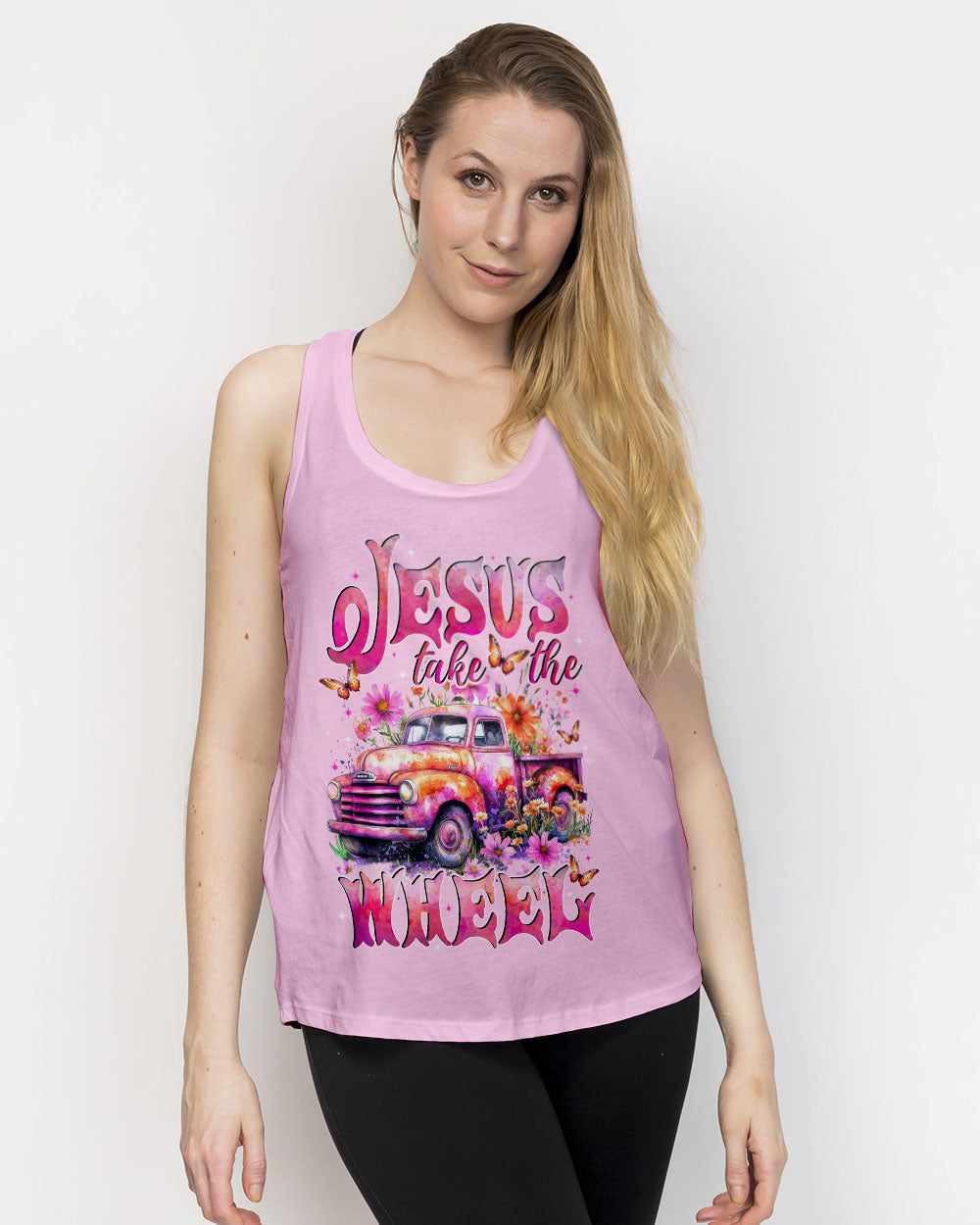Jesus Take The Wheel Women's All Over Print Shirt - Tytd0204251