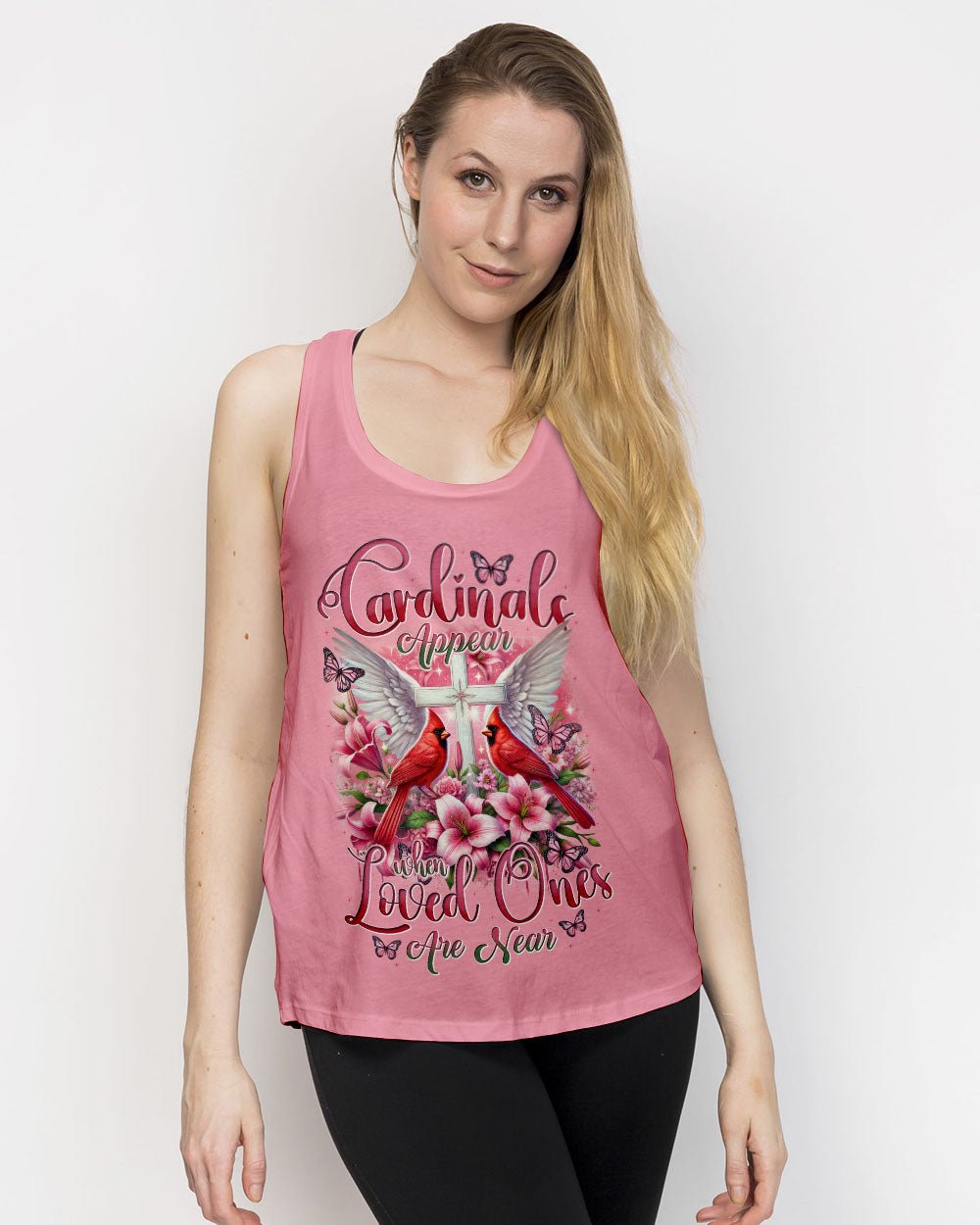Cardinals Appear When Loved Ones Are Near Women's All Over Print Shirt - Tytd0301251