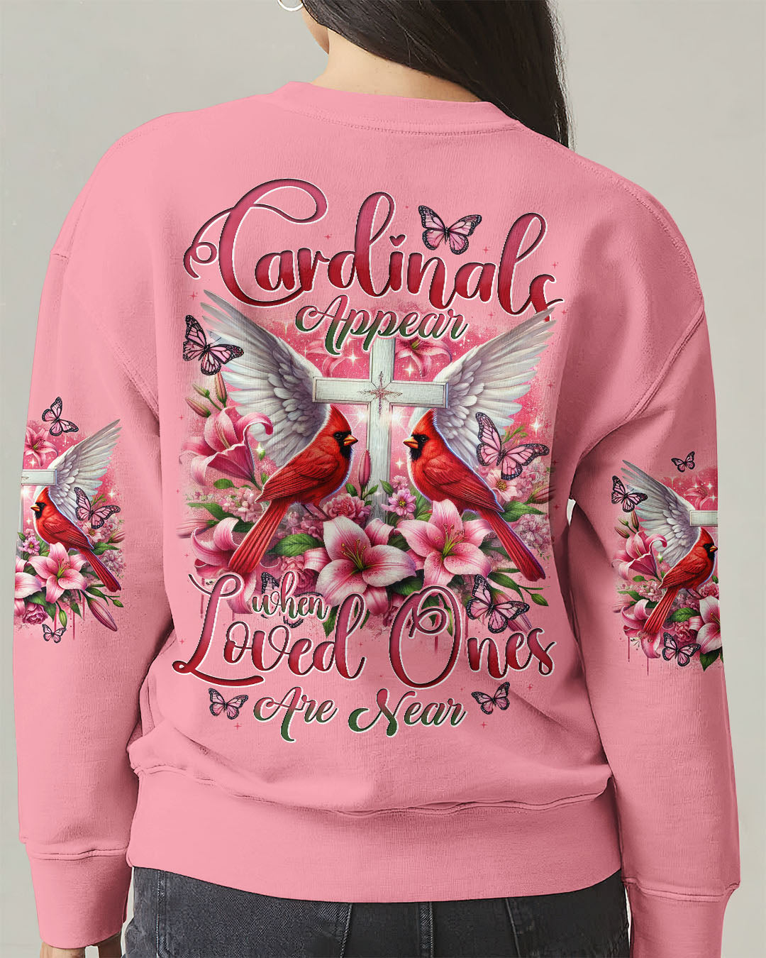 Cardinals Appear When Loved Ones Are Near Women's All Over Print Shirt - Tytd0301251