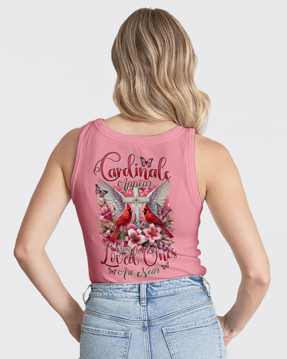 Cardinals Appear When Loved Ones Are Near Women's All Over Print Shirt - Tytd0301251