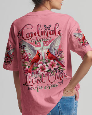 Cardinals Appear When Loved Ones Are Near Women's All Over Print Shirt - Tytd0301251