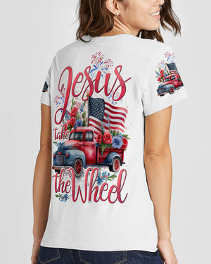 Jesus Take The Wheel Women's All Over Print Shirt - Tytd0305244