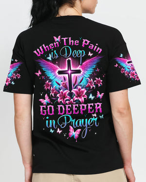 Go Deeper In Prayer Women's All Over Print Shirt - Tytd0307242