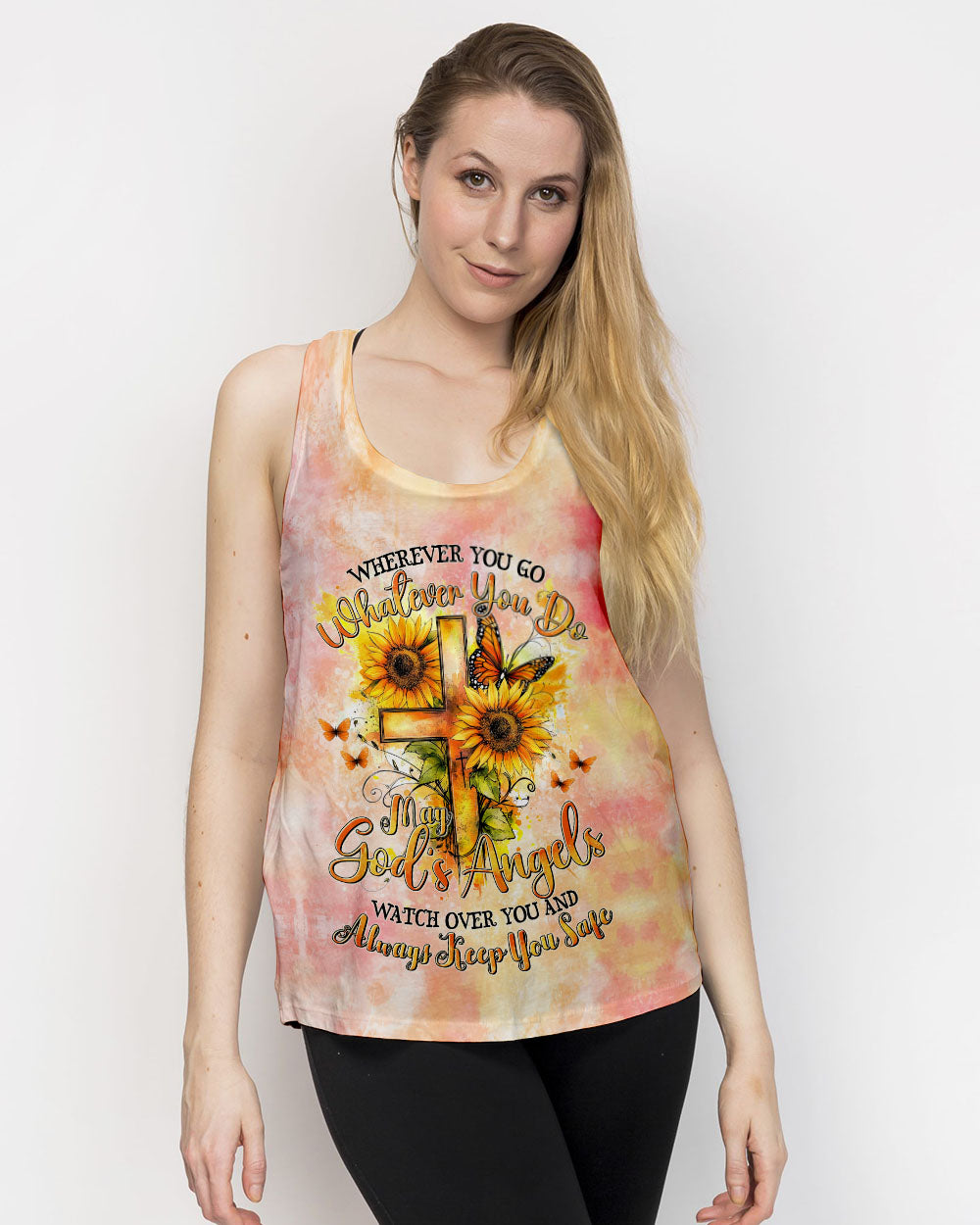 God's Angels Watch Over You Women's All Over Print Shirt - Tytd0409242