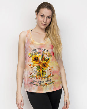 God's Angels Watch Over You Women's All Over Print Shirt - Tytd0409242