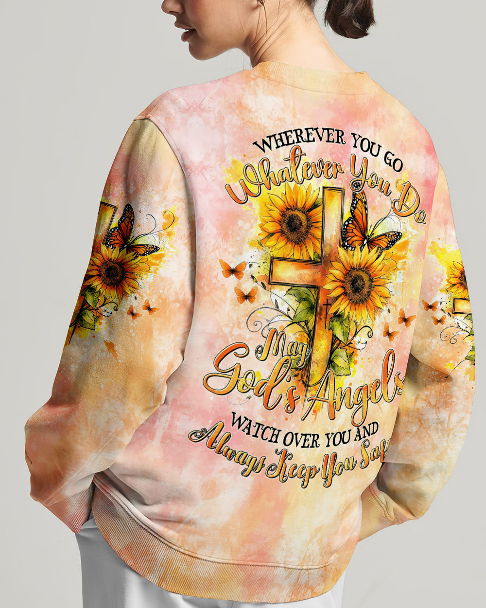 God's Angels Watch Over You Women's All Over Print Shirt - Tytd0409242