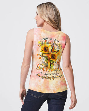 God's Angels Watch Over You Women's All Over Print Shirt - Tytd0409242
