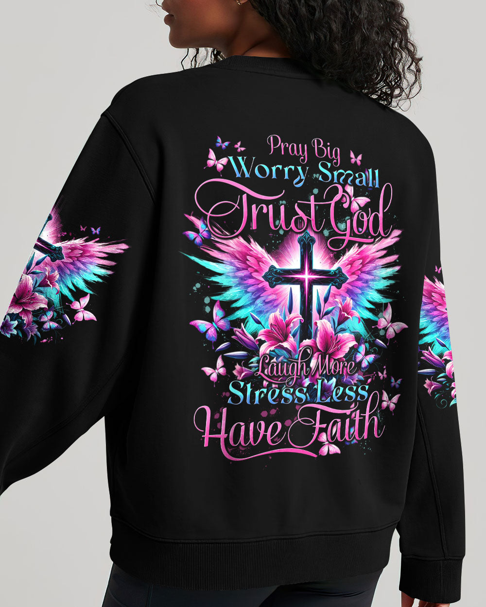 Pray Big Worry Small Women's All Over Print - Tytd0507242