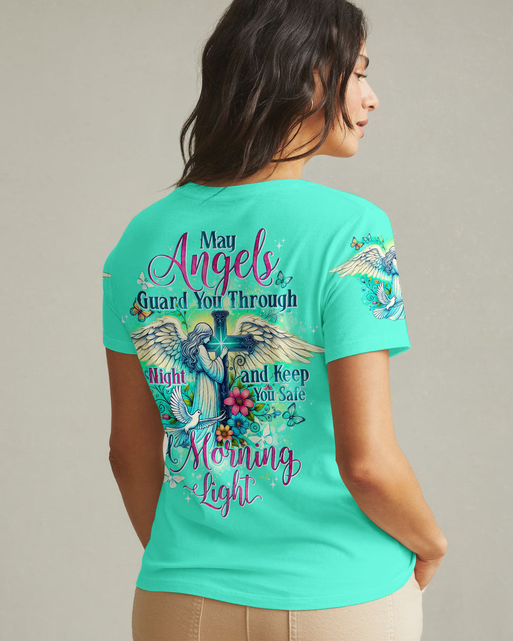 May Angels Guard You Women's All Over Print Shirt - Tytd0508242