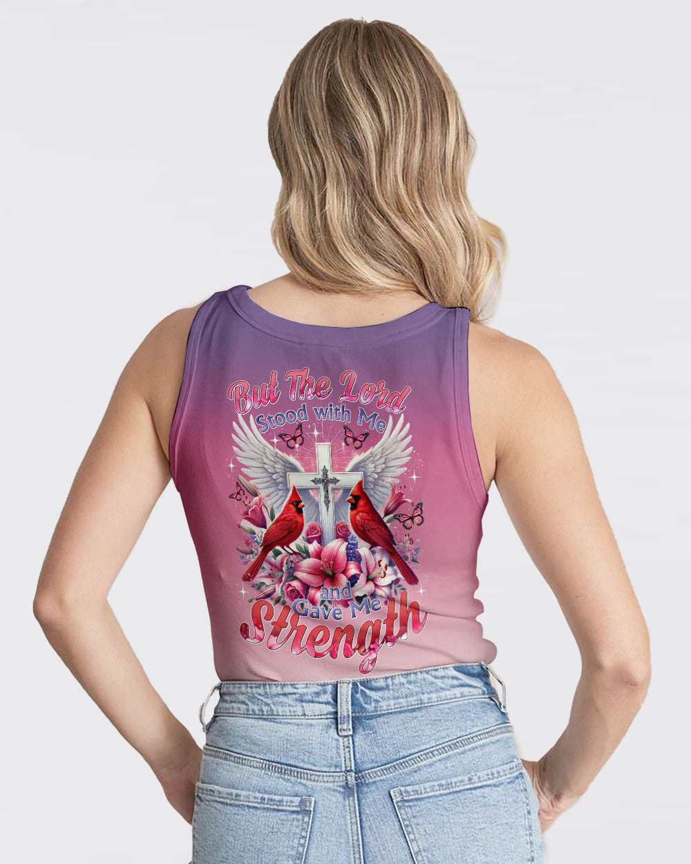 Lord Stood With Me Cardinals Women's All Over Print Shirt - Tytd0601252
