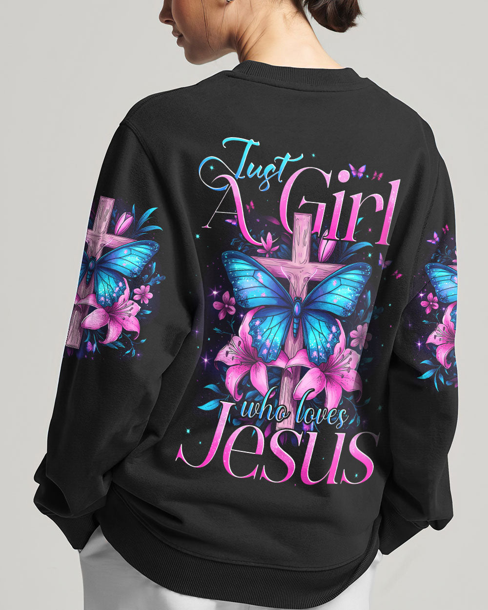 Just A Girl Who Loves Jesus Women's All Over Print Shirt - Tytd0703252