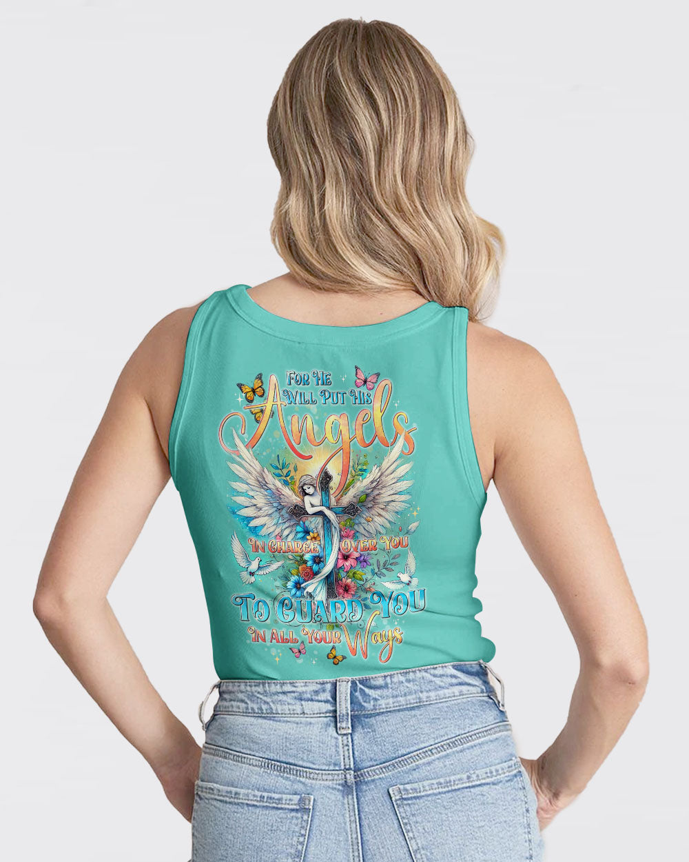 He Will Put His Angels Women's All Over Print Shirt - Tytd0708244