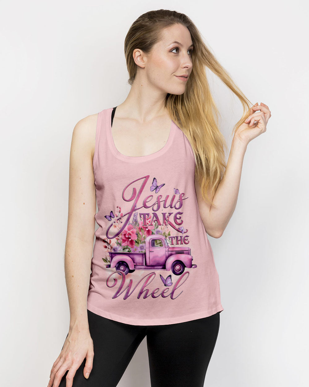 Jesus Take The Wheel Women's All Over Print Shirt - Tytd0712232