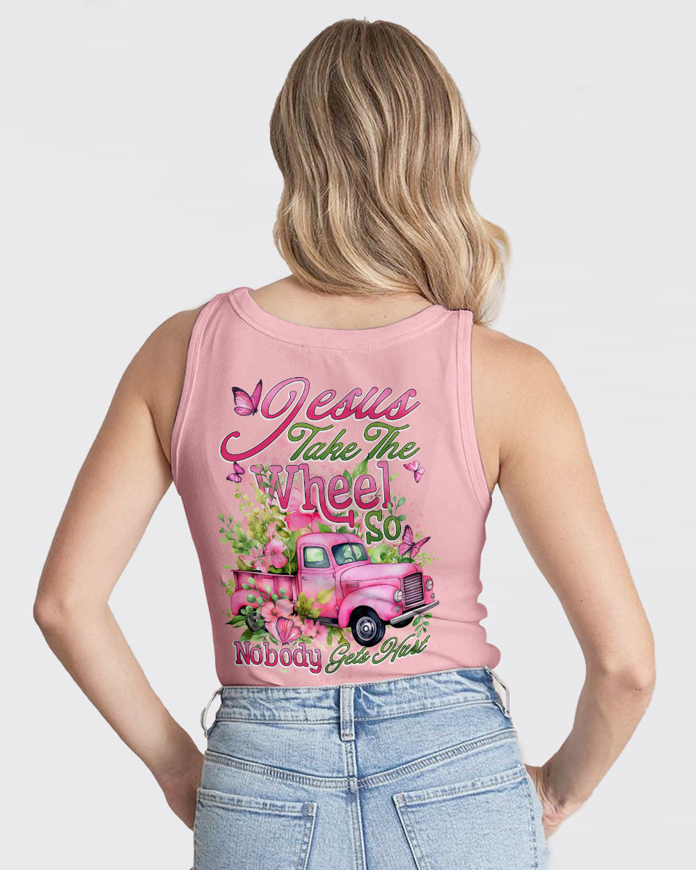Jesus Take The Wheel Women's All Over Print Shirt - Tytd0801242