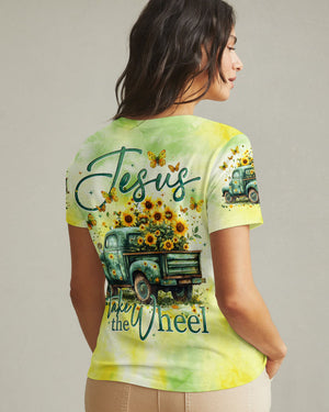 Jesus Take The Wheel Women's All Over Print Shirt - Tytd0802251