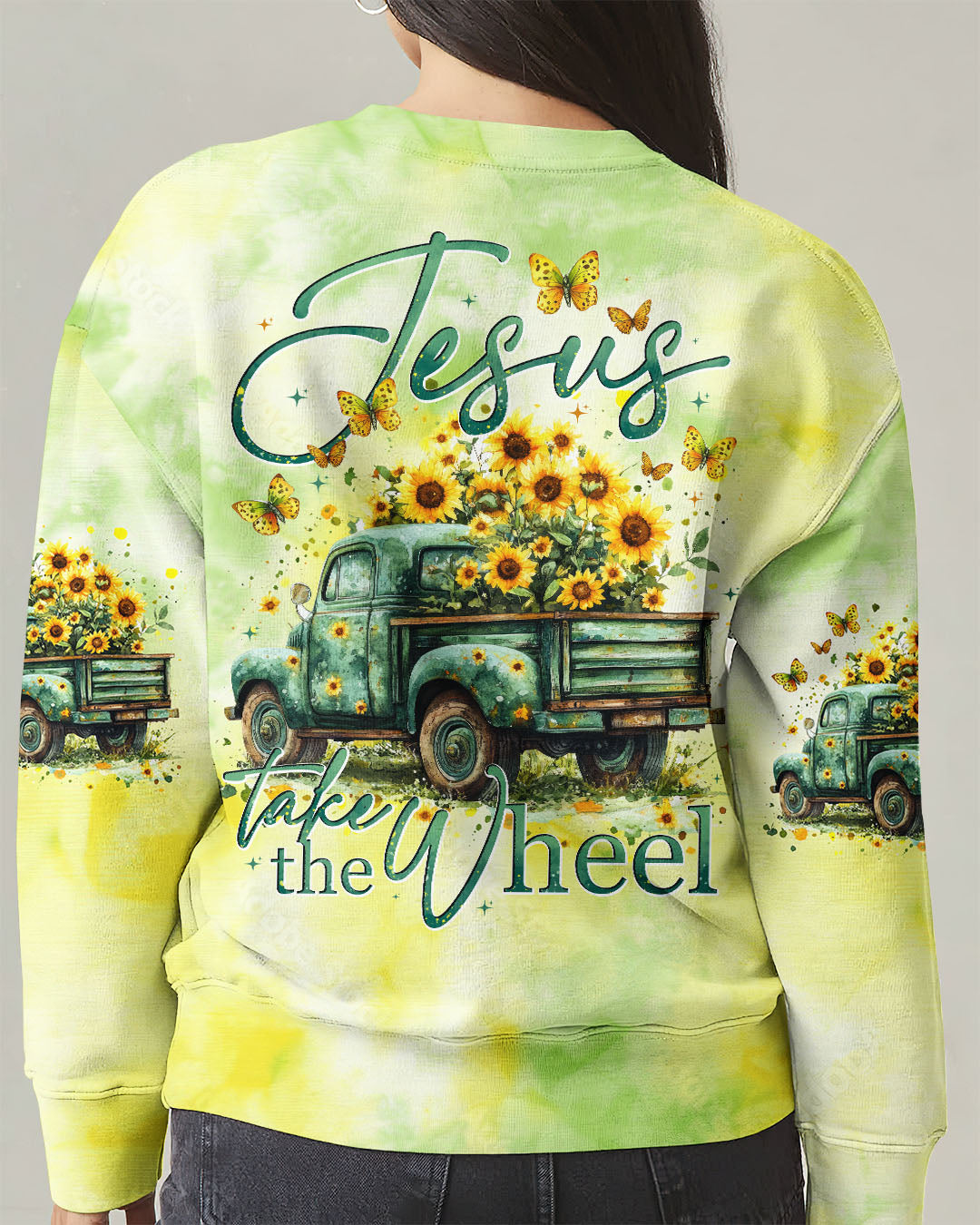 Jesus Take The Wheel Women's All Over Print Shirt - Tytd0802251