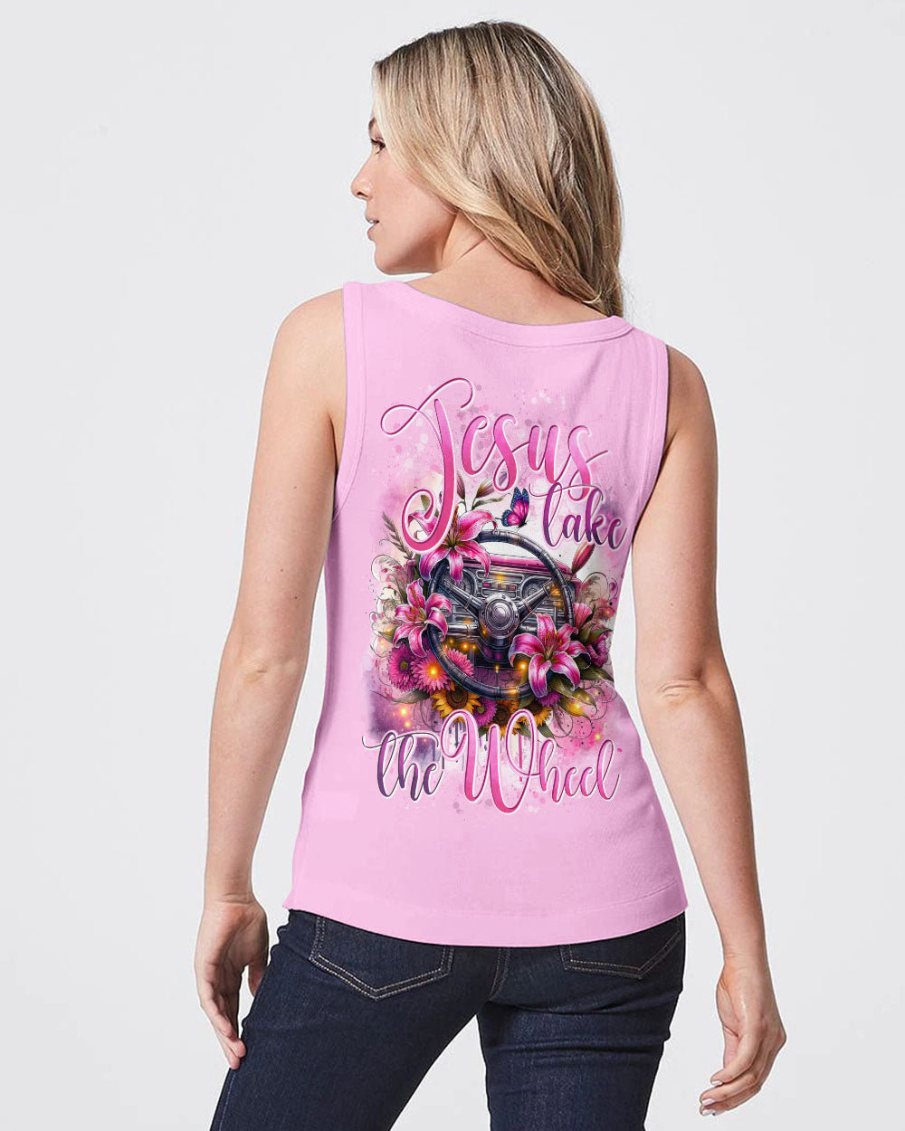 Jesus Take The Wheel Women's All Over Print Shirt - Tytd0805241