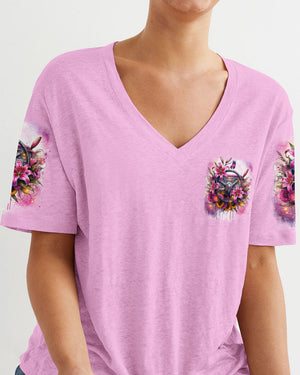 Jesus Take The Wheel Women's All Over Print Shirt - Tytd0805241