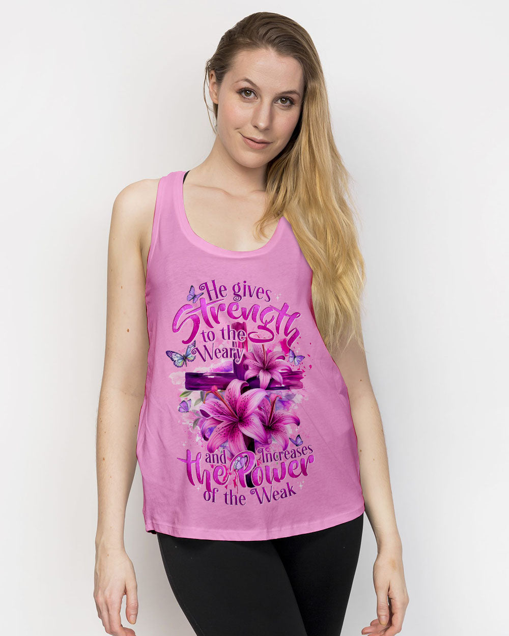 He Gives Strength Women's All Over Print Shirt - Tytd0807243