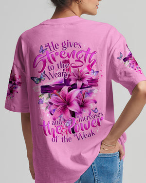 He Gives Strength Women's All Over Print Shirt - Tytd0807243