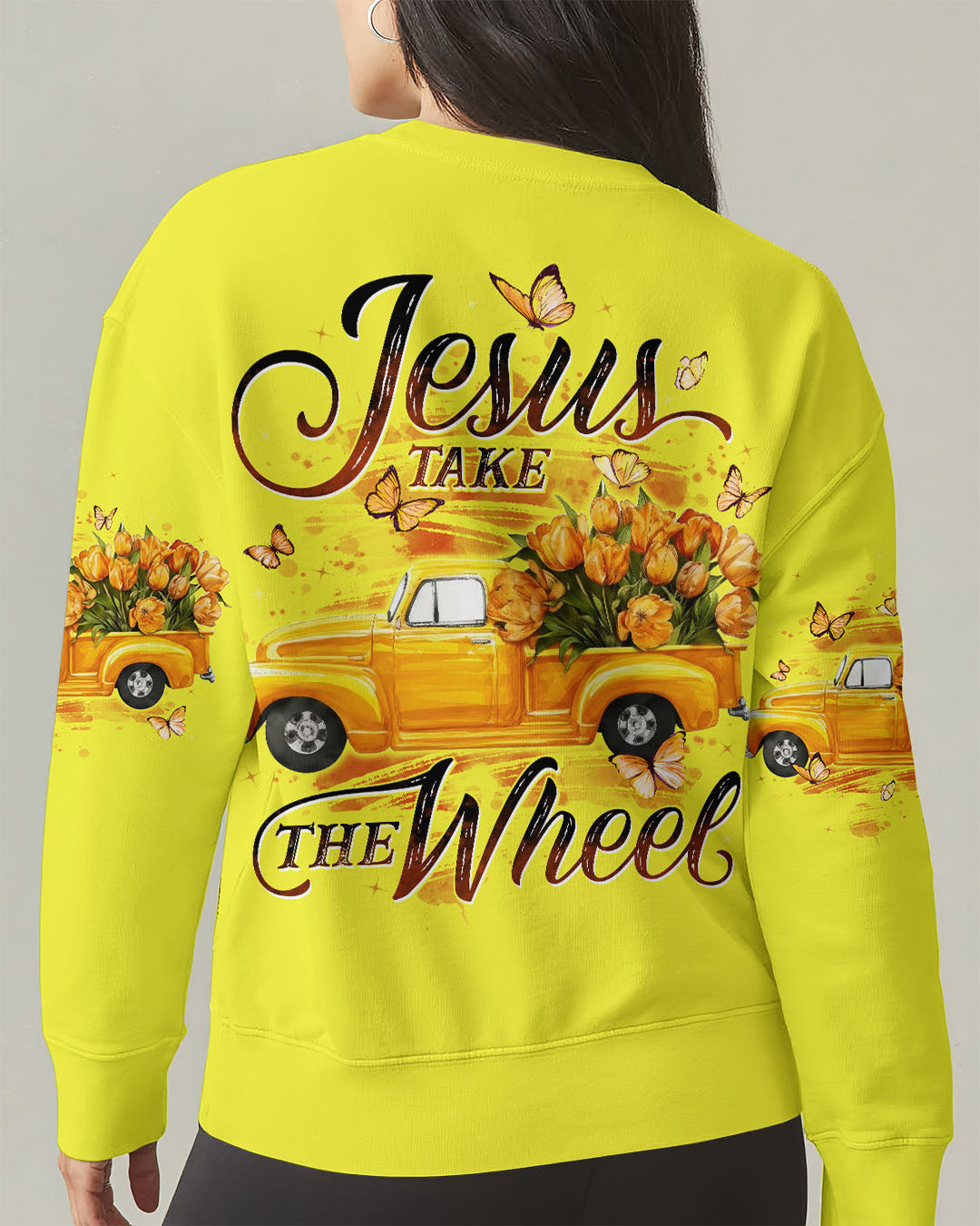 Jesus Take The Wheel Tulip Women's All Over Print Shirt - Tytd0812251