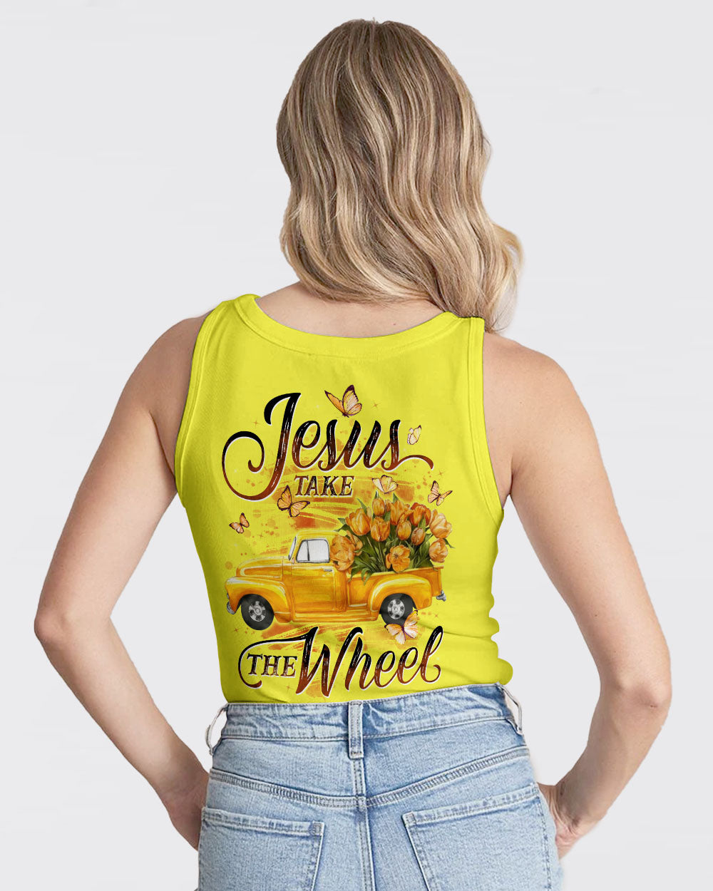 Jesus Take The Wheel Tulip Women's All Over Print Shirt - Tytd0812251